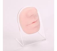 Modelo de Silicona para la Boca de la Nariz, Modelo de Silicona Suave Reutilizable para el Anillo de la Nariz, Pantalla de Labio, Herramienta de Enseñanza de Práctica de Perforación(#1)