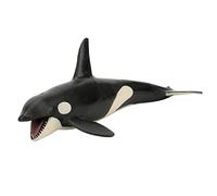 Modelo de Simulación de Orca, Juguete Artesanal Exquisito para Proyectos Escolares, Decoración de Escritorio para Coleccionistas, Plástico, 7,5 X 3,9 X 3,0 Pulgadas