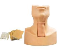 Modelo de simulador de traqueotomía, maniquí de entrenamiento for el cuidado de la traqueotomía con piel de cuello reemplazable, tráquea, for hospitales, escuelas, centros de investigación.