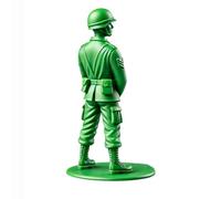 Modelo de soldado clásico: figura de personaje del ejército de juguete, broma de comedia decorativa Figura | Adornos para el hogar de estilo de dibujos animados, para entusiastas, niños, coleccionista
