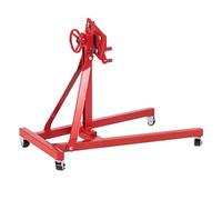 Modelo de suspensión de grúa para motor RC, accesorio para automóvil RC, soporte abatible para reparación de motor con rueda de metal giratoria de 360 grados para vehículo a