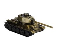Modelo de Tanque de Metal Retro Fuselaje Mini Juguetes de Guerra para Biblioteca de Juguetes para Niños o Decoración de Escritorio de Oficina, 5 X 2,5 X 2,4 Pulgadas