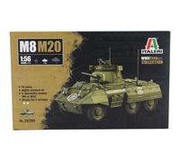 MODELO DE TANQUE ESTÁTICO ITALERI FORD M20 BLINDADO COCHE UTILITARIO 1944 1/56