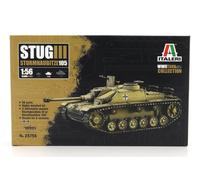 Italeri Maqueta 25756 SD.Kfz.142/1 StuG III 1:56 – Kit plástico, fiel al original, sin pintar