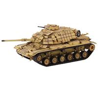 Modelo de tanque militar, M60A1 del ejército de Estados Unidos Bartin, tanque de batalla principal 1/72, réplica de la colección de carros blindados conmemorativos