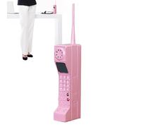 Modelo de teléfono celular de ladrillo retro, diseño decorativo vintage, adorno de simulación celular clásico, con botones realistas, decoración nostálgica del hogar para sala de estar, oficina