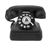 Modelo de teléfono Giratorio Vintage, teléfono clásico de Estilo Antiguo, decoración de Escritorio Retro con dial Giratorio Funcional, artesanía de Resina sintética para Regalo de