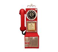 Modelo de teléfono vintage antiguo montado en la pared, nostalgia, cafetería, bar, decoración de pared, accesorios de decoración de fotografía, accesorios antiguos, teléfono de pago, teléfono,