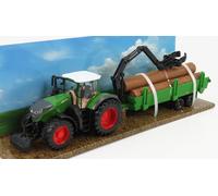 MODELO DE TRACTOR ESTÁTICO DIECAST FENDT 1050 VARIO TRACTOR 2016 REMOLQUE 1/50