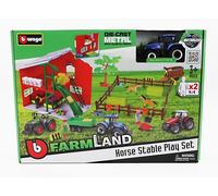 MODELO DE TRACTOR ESTÁTICO DIECAST NEW HOLLAND SET FARM HORSE T7.315 ESCALA...