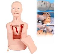 Modelo de traqueotomía for lavado gástrico, maniquí de entrenamiento multifuncional con sonda nasogástrica avanzada, for estudiantes de enfermería y medicina.