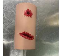 Modelo de trauma, entrenador de embalaje de heridas, módulo de piel de herida simulado, modelo de simulador de laceración, simulación quirúrgica de sangrado de heridas para entrenamiento de primeros
