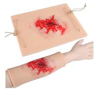 Modelo de trauma, kit entrenamiento for empaque heridas y torniquete, portátil piel herida simulada, ejercicios quirúrgicos sutura for control hemorragias, for capacitación en primeros auxilios