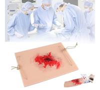 Modelo De Trauma Simulado, Simulador De Laceración, Diseño Ajustable Portátil, Apariencia Realista Y Diseño De Simulación Altamente Simulado, Ayuda a Detener El Sangrado, para Uso Médico