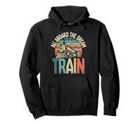 Modelo De Tren All Aboard The Dream Train Sudadera con Capucha