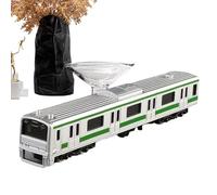 Modelo de tren de vapor de aleación - Locomotora retráctil de metal fundido a presión, juguete de simulación retro para exhibición, kit de colección decorativa; regalo para niñas y niñas, recompensa