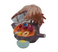 Modelo de útero y ovario 5 veces agrandado con trompas Falopio desmontables. Anatomía detallada del desarrollo folicular for la formación médica