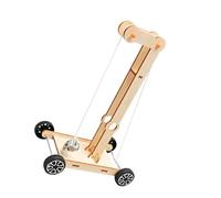 Modelo de vehículo con potencial gravitacional, práctico kit de construcción de coche de madera para la escuela, proyecto de ciencia, juguete educativo para