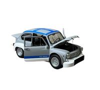 Modelo De Vehículo De Fundición A Presión Estática Fiat Abarth 1000 TCR 1:18 Colección Tapicería Pasatiempo Regalo Navideño