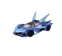 Modelo De Vehículo De Motor De Aleación De Metal Fundido A Presión A Escala 1/64 For El Proyecto EVO(Blue)