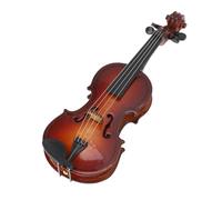 Modelo de Violín en Miniatura Micro Decoración Pequeña Adorno Musical de Madera Exquisita Adjunto de Instrumentos de Instrumentos Musicales Decoración del Gabinete de Instrumentos para
