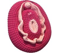 Modelo de vulva de punto, modelo genital femenino, modelos de órganos de fisiología de entrenamiento de accesorios, material didáctico de maniquí ginecológico, for estudio de educación(B)
