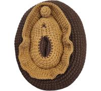 Modelo de vulva y clítoris de punto, modelo genital femenino, modelo de maniquí ginecológico, modelo de combinación de vulva, for estudio y comunicación.(Brown)