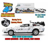 Modelo Delorean Back to the Future 2 Scala 1/32 Diecast Time Machine