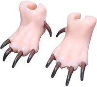 Modelo didáctico de simulación de pata de perro - Silicona for principiantes, herramientas de corte de uñas for práctica de peluqueros de mascotas