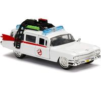 Jada 253232000 Casserole de Voiture ECTO-1 en métal 1:32 Blanc (Importación USA)