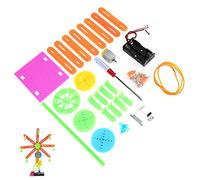 Modelo Educativo ensamblado Juguete DIY Noria eléctrica Kit de tecnología científica para niños Adolescentes Aprendizaje físico Actividad práctica Juego de construcción de