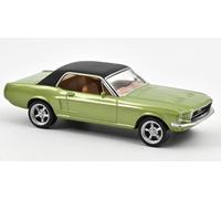 Modelo escala compatible con Ford Mustang Coupe 1968 METALLIC GREEN JET CAR 1:43 NOREV NV270585