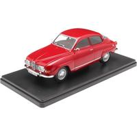 Saab 96 V4 1970 Coche a Escala Rojo 1:24 Whitebox