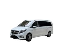Modelo Estático De Coche De Simulación En Miniatura para Mercedes-Benz V260L Clase V MPV Escala 1:18 Decoración del Hogar(White)