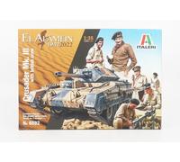MODELO ESTÁTICO ITALERI CRUSADER MKIII TANQUE BRITÁNICO EL ALAMEIN 1/35