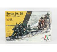 MODELO ESTÁTICO ITALERI FIGURAS DE ACCIÓN BREDA 20/65 CAÑÓN MILITAR ESCALA 1/35