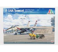 MODELO ESTÁTICO ITALIANO GRUMMAN F-14A TOMCAT AVIÓN MILITAR 1974 ESCALA 1/72