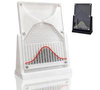 Modelo experimental de tablero de Galton, tablero de Dalton/Galton de escritorio, modelo de demostración de probabilidad con curva de campana, herramienta de enseñanza para laboratorio