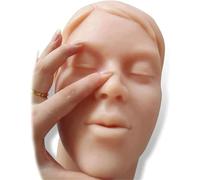 Modelo facial for entrenamiento de inyección, modelo educativo de cabeza de silicona, huesos del interior del rostro, simulador de inyección de toxinas y rellenos