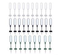 Modelo ferroviario Track N LED celosía mástil luces 28mm plataforma kit de luz con resistencias serie para sistemas de transformador 12V 16V (plateado)