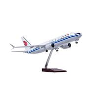 Modelo Fundido A Presión A Escala 1 85 Apto para Aviación De Vuelo Internacional Boeing 737MAX Avión Resina Airbus Kit de Juego de Pasatiempo(A)