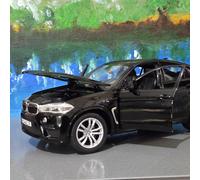 Modelo Fundido BMW X6M Negro 2018 Personalizado Rastar 1:24