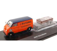 MODELO FURGONETA ESTÁTICA SCHUCO DKW RAPIDASTER BUSSING MODELISMO ESCALA 1:43