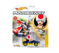 Modelo Hot Wheels DieCast Toad Kart versión Mach 8 de Mario Kart Escala 1:64-5cm