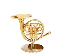 Modelo Instrumento Musical Instrumento De Viento Modelo Trompeta Trompa Trombón Saxofón Flauta Clarinete Fagot Modelo Adornos(10cm a)