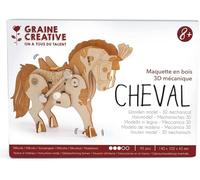 Modelo mecánico 3D Caballo 14 cm