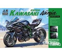 Modelo Meng MT-001S - 1:9 Kawasaki Ninja H2R (Edición Precolorada) - Nuevo