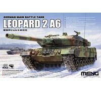 Maqueta Tanque Leopard 2 A6 German Mano Battle Tank MENG ts-055 1 :3 5 Maqueta C