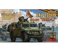 Unbekannt Meng 1:35 GAZ 233115 Russian Tiger M SPN SPV, Kit de Modelo, MNGVS-008
