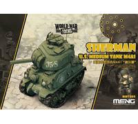 Meng WWT de 002 - Maqueta de U.S. Medium Tank m4 a1 Sherman